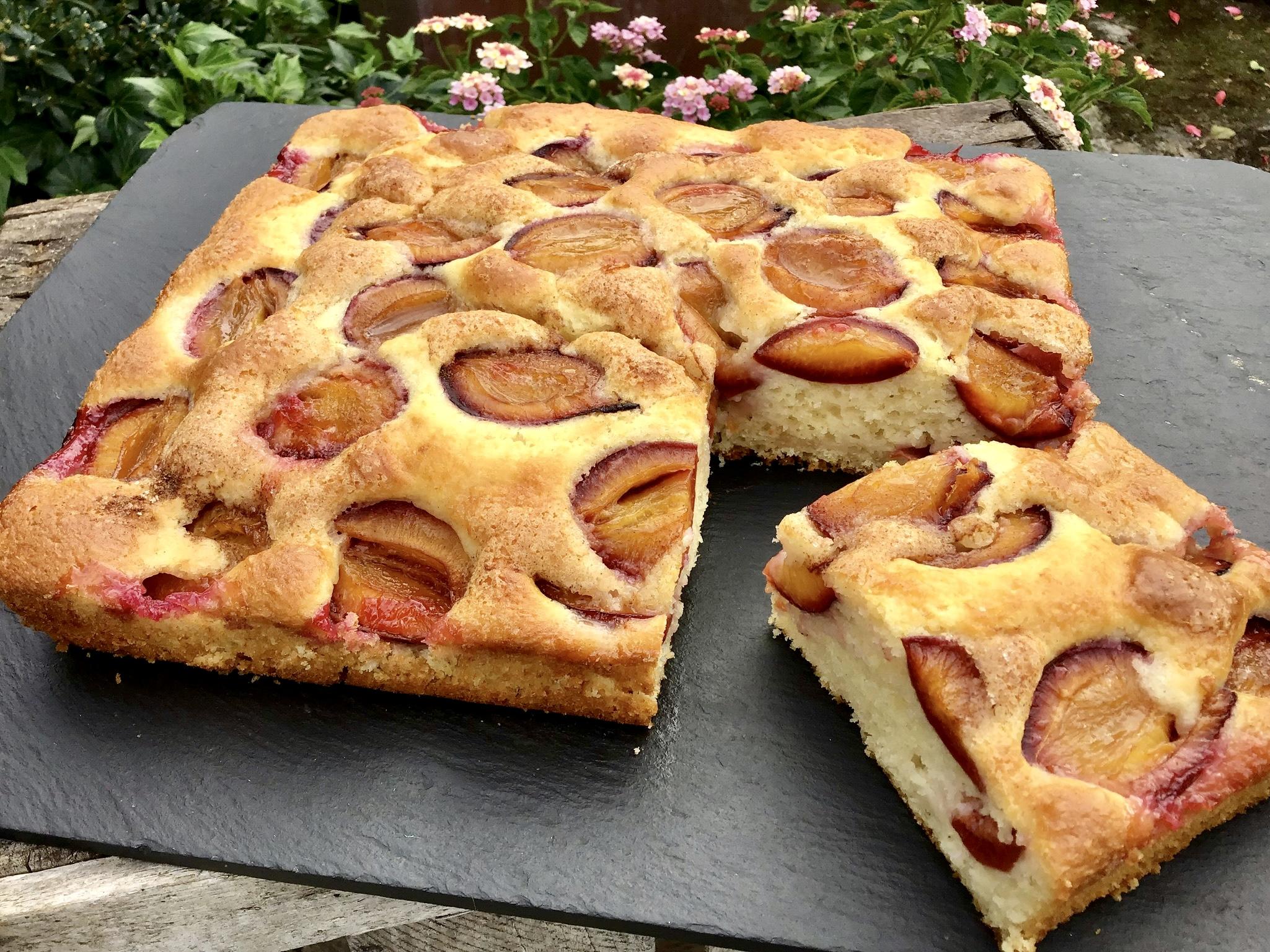Pflaumenkuchen mit Buttermilch
