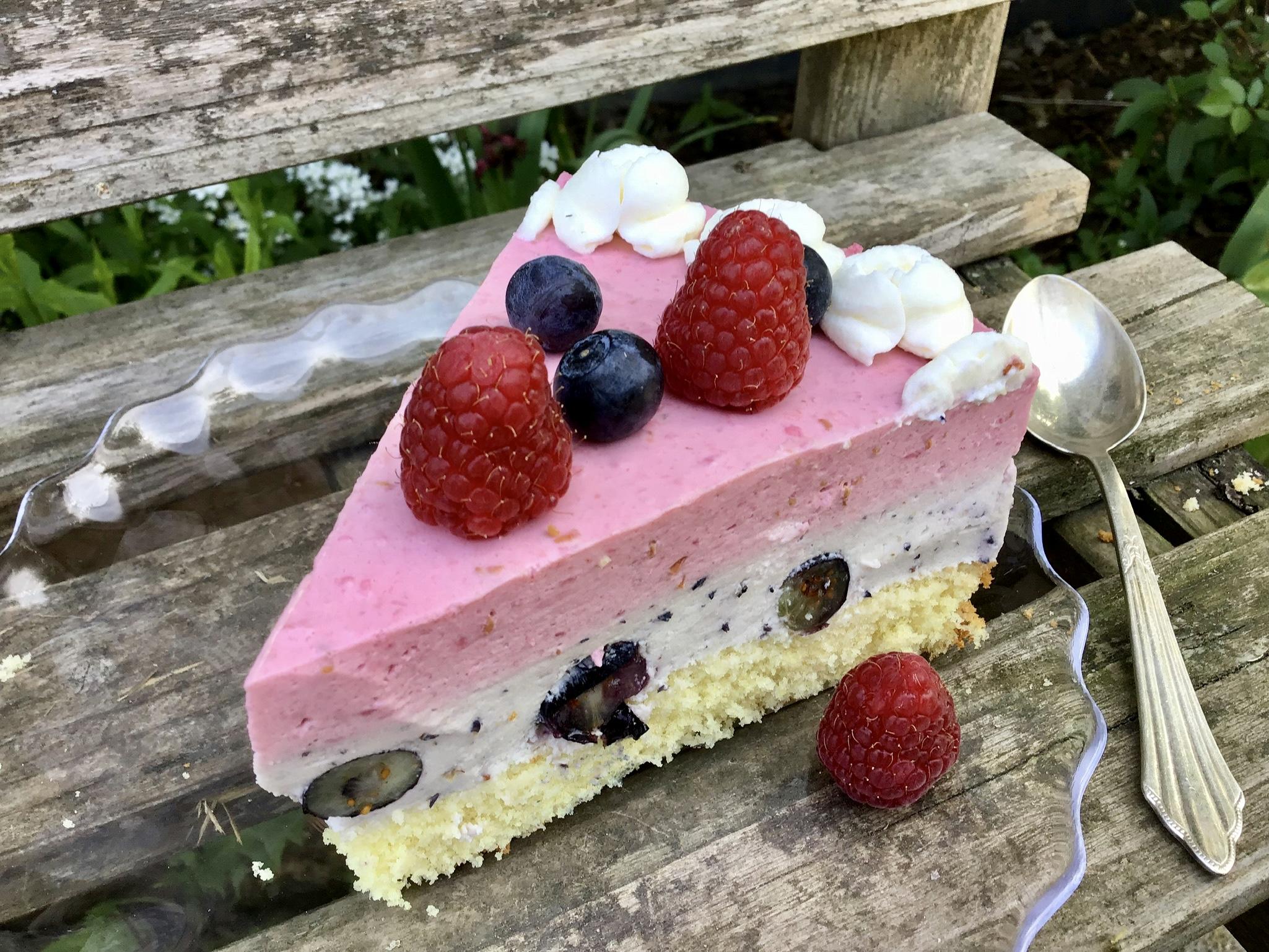 Himbeer- Heidelbeer- Torte
