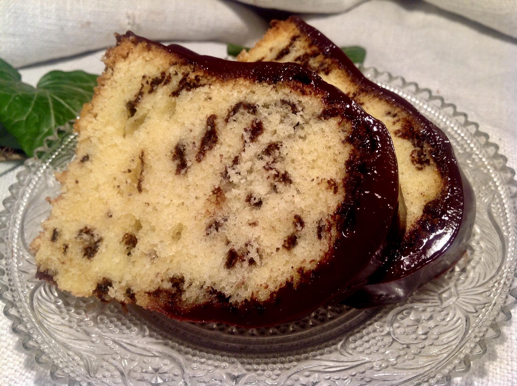 Eierlikörkuchen mit Schokolade
